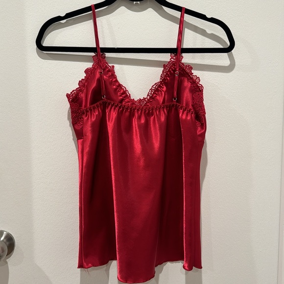 Red lace camisole L - Picture 4 of 5
